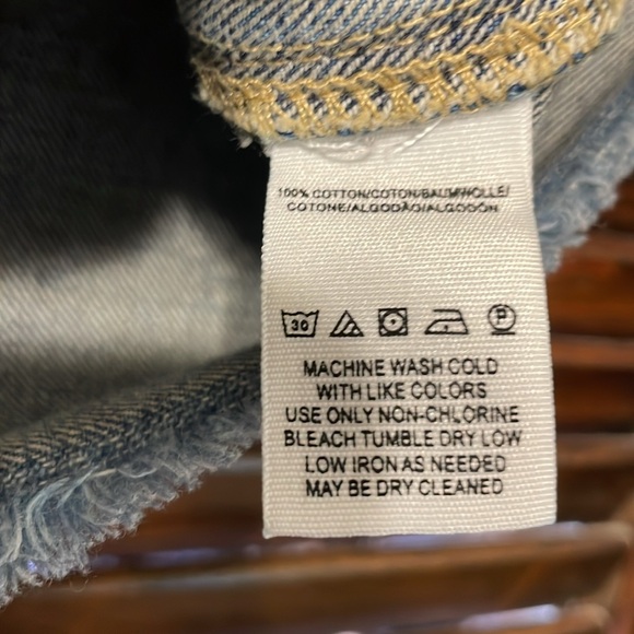 Free People Rugged A-Line Denim Skirt - Picture 7 of 8